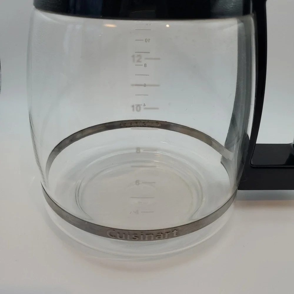 Cuisinart 12-Cup Glass Coffee Carafe Pot Replacement - Black 1518FT